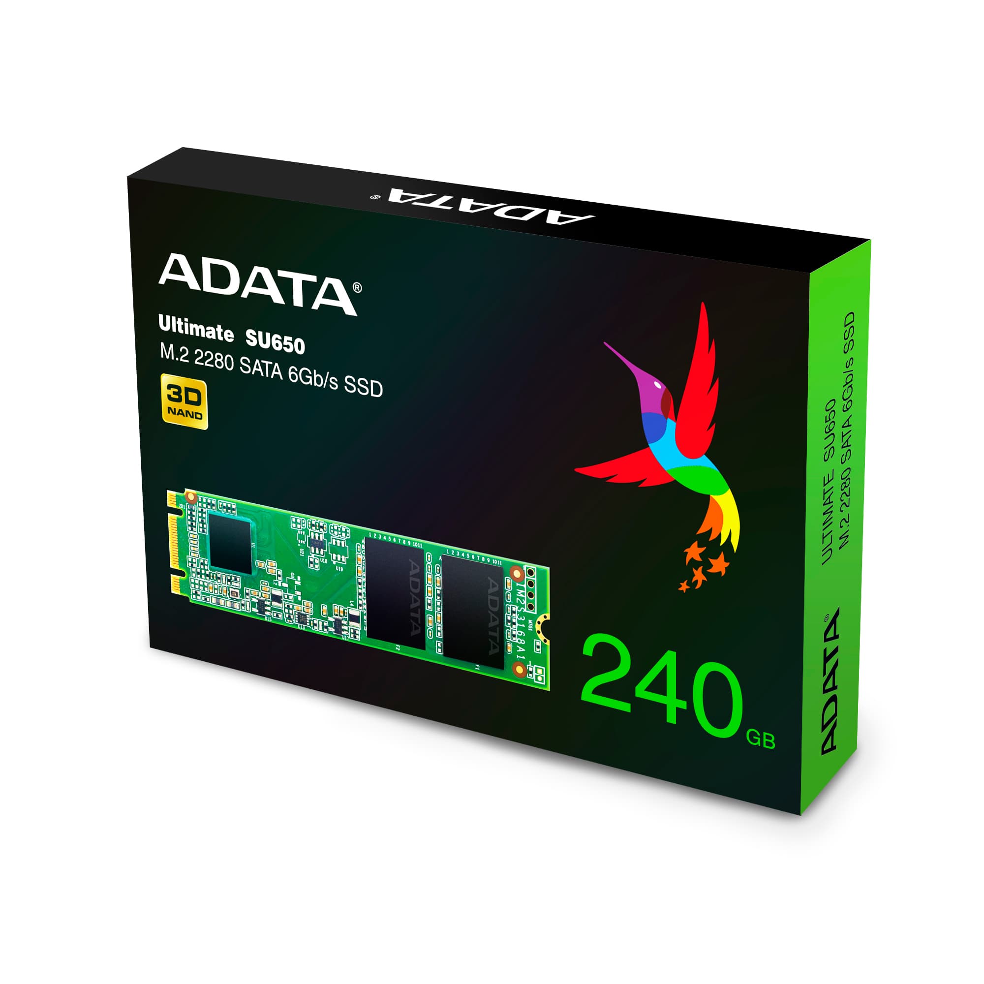 960GB Adata SU650 2,5 SATA 6 Gbits/s SSD Solid State Disk 3D NAND 