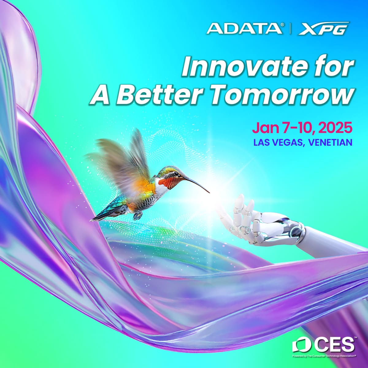 ADATA Reveals a New Perspective on the AI Era at CES 2025