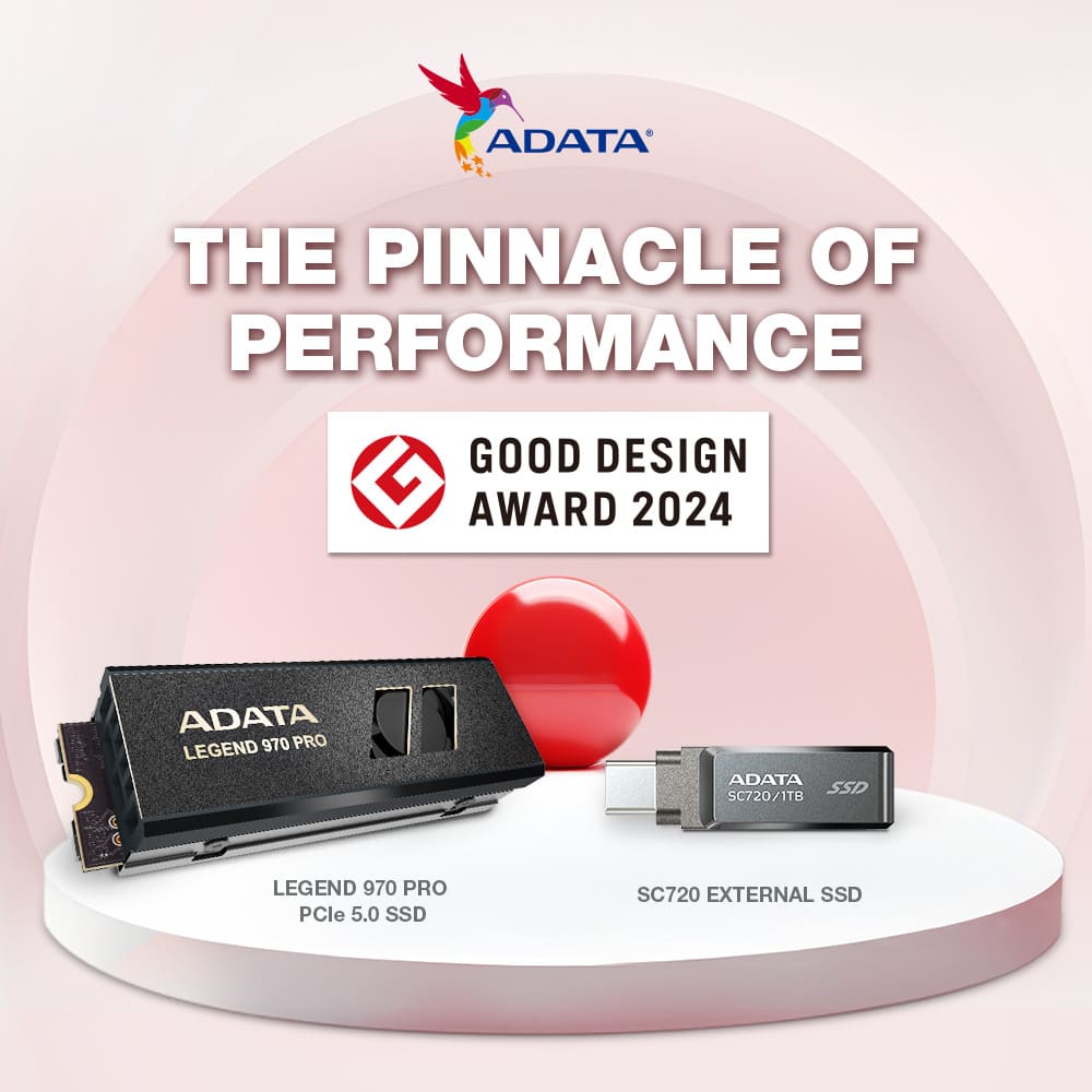 ADATA Captures Two Good Design Awards with Compact Power