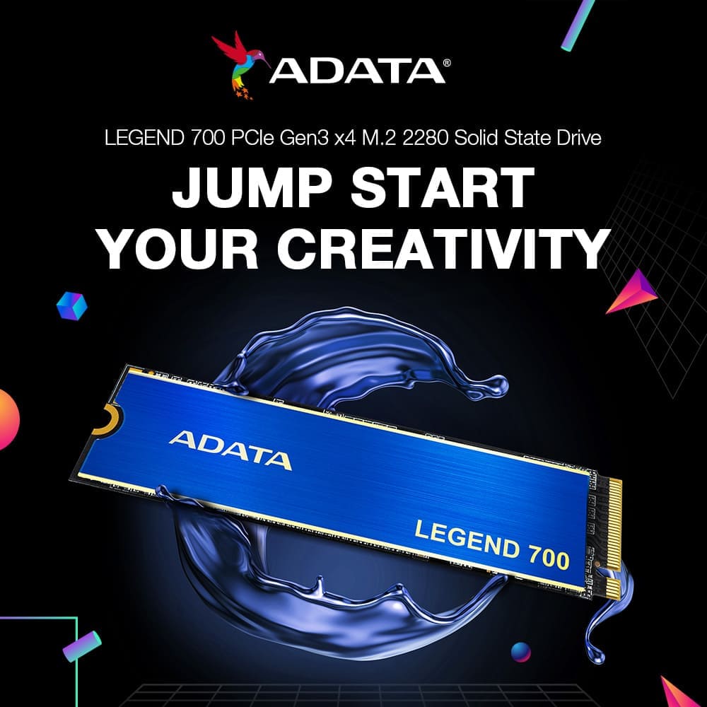 内蔵型SSD ADATA LEGEND 700 2TB M.2 SSD ADATA LEGEND 700 GOLD PCIe Gen3 x4 M.2 2280 Solid State