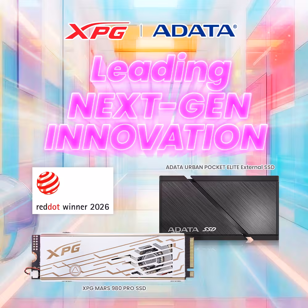 ADATA Wins Red Dot Design Award for Eight Consecutive Years