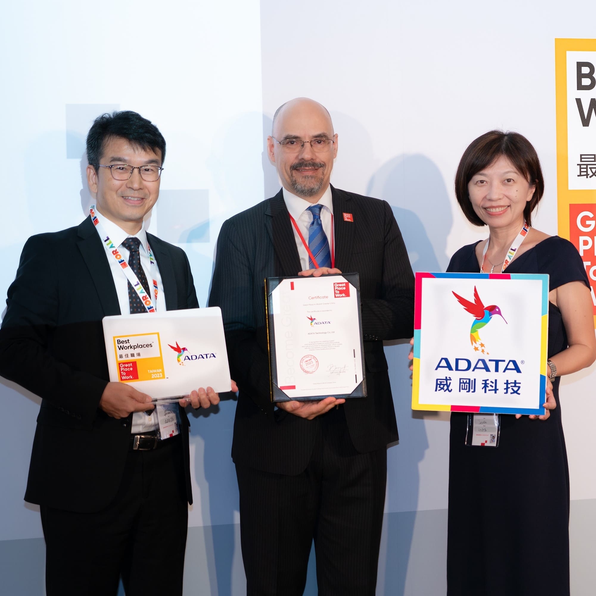 ADATA Sets Benchmark for Employer Branding: Winning “Best Workplaces in Asia” and “Best Workplaces in Taiwan” for Second Consecutive Year