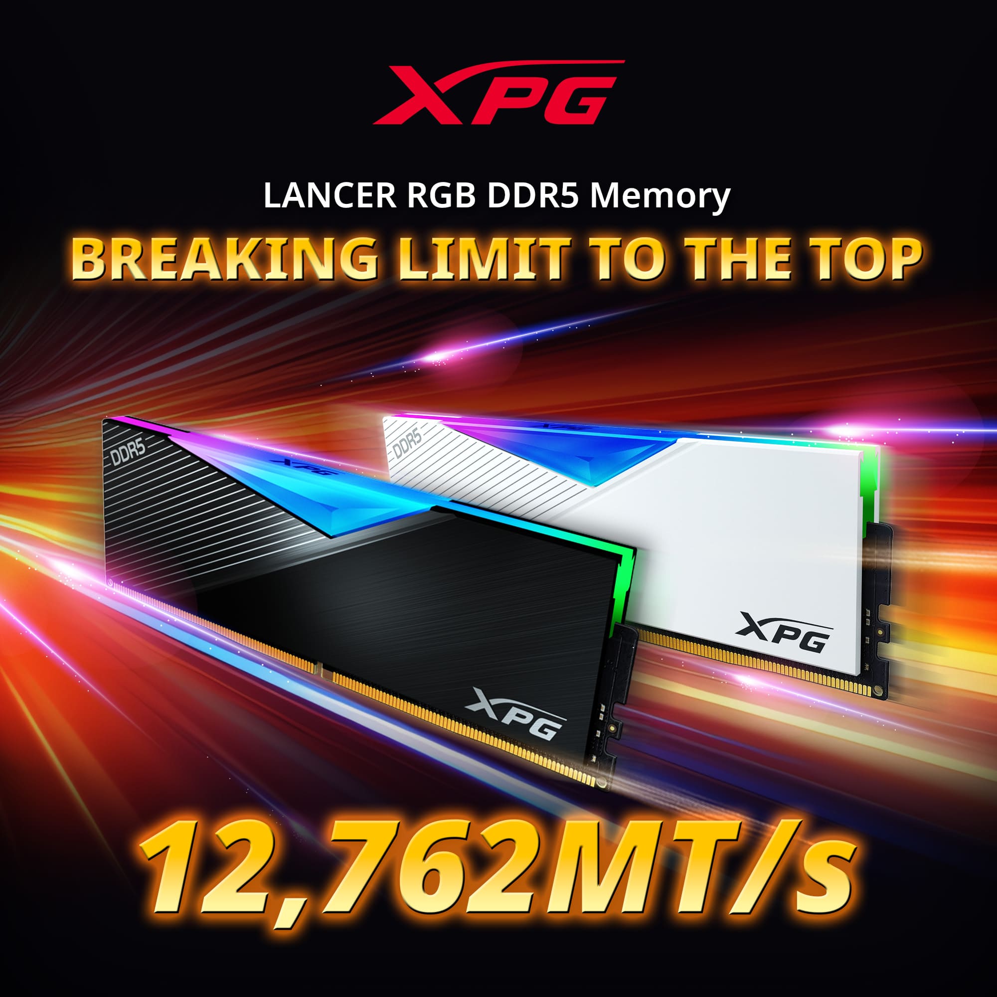 XPG Breaks World Record Again LANCER RGB DDR5 Memory Hits 12762