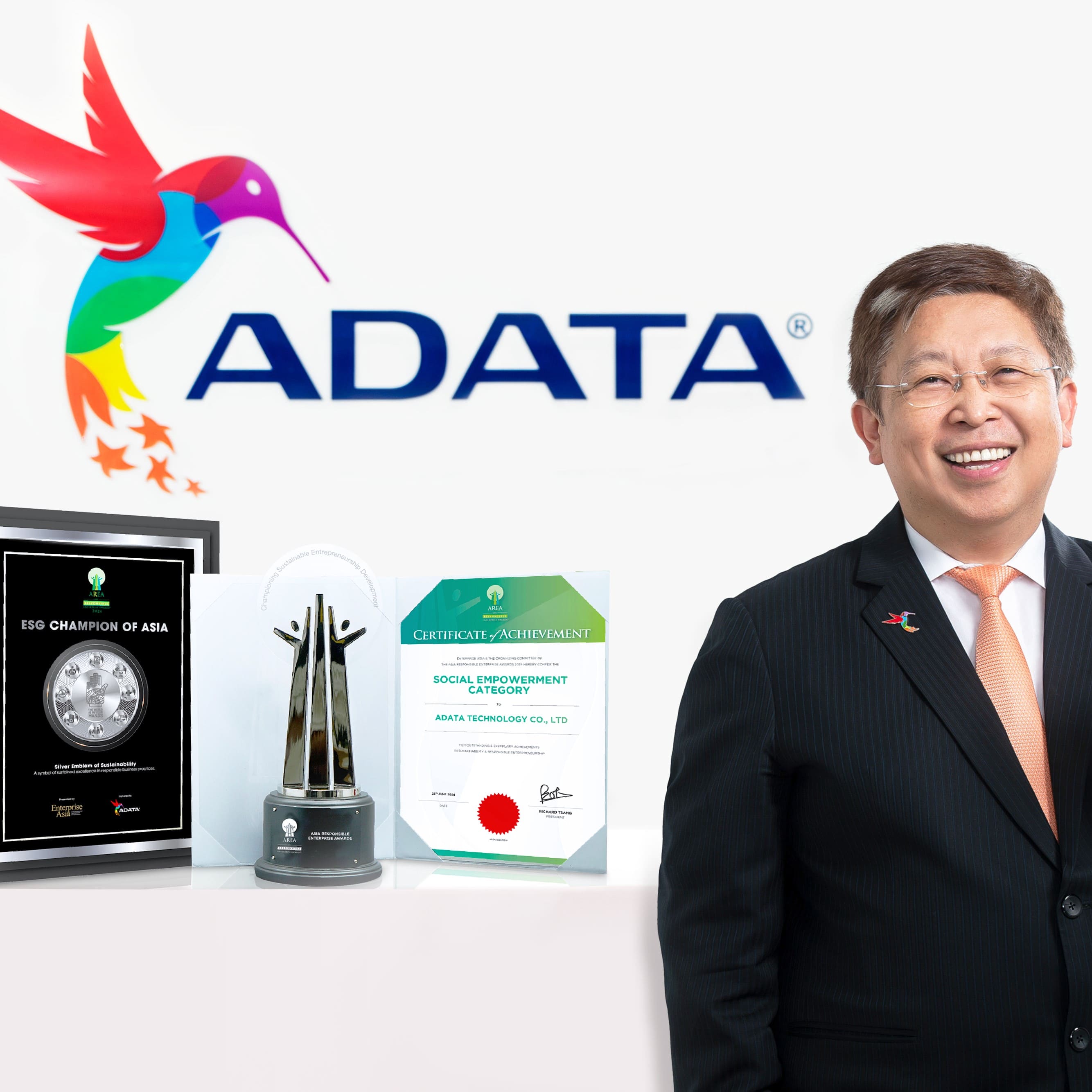 ADATA Wins Fifth Consecutive “Asia Responsible Enterprise Awards” & Sets Another Sustainability Milestone