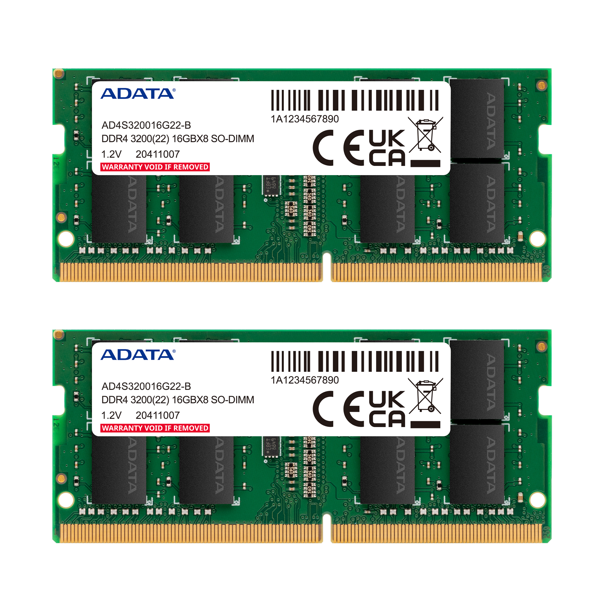 BARRETTE MÉMOIRE ADATA SO-DIMM 8GO DDR4 3200MHZ- LOFFICIELSHOP