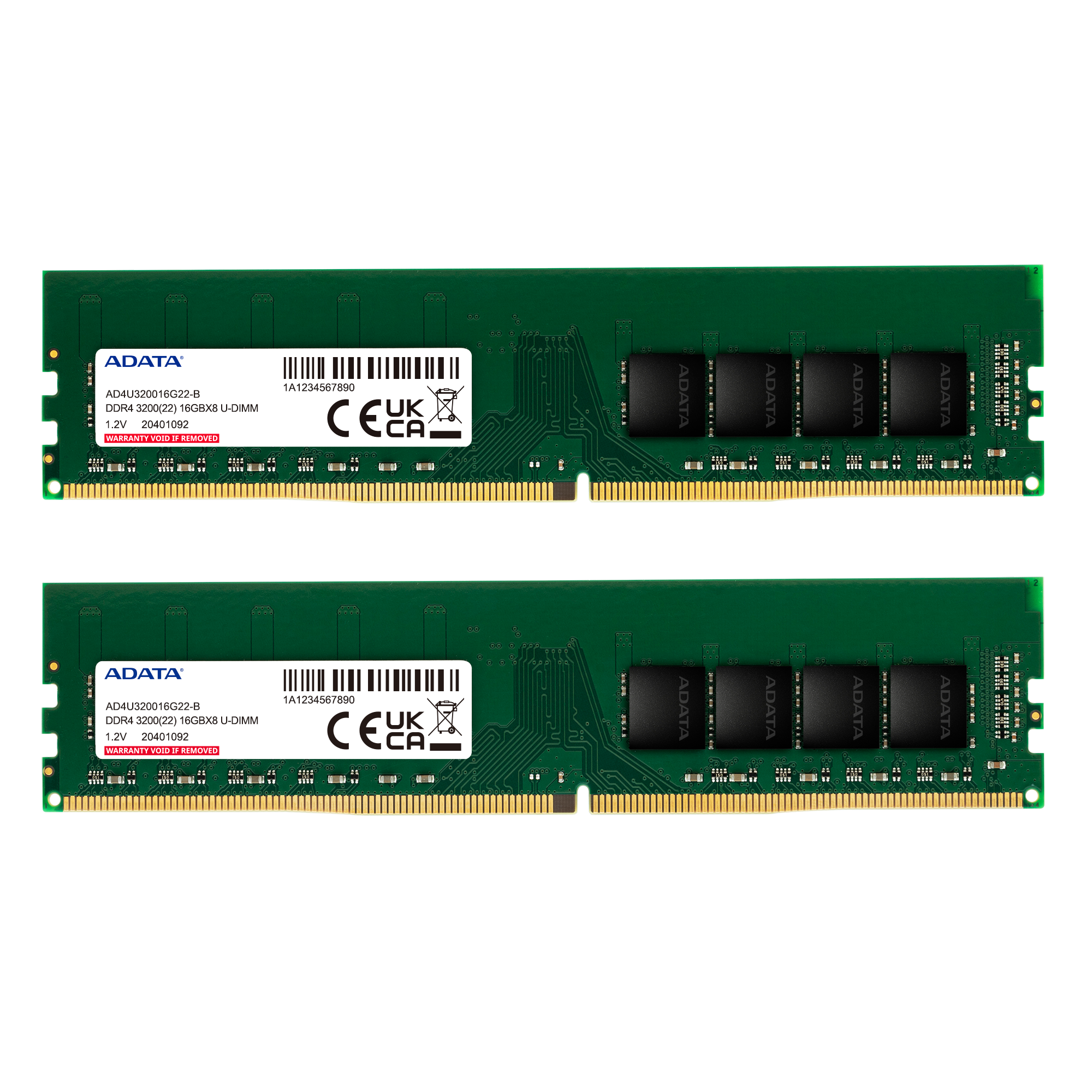 PC4-25600 DDR4 3200 8GB (1x8GB) RAM PC4 25600U 3200MHZ 1Rx8 288-pin 1.2v 8G  Memory Upgrade for Desktop