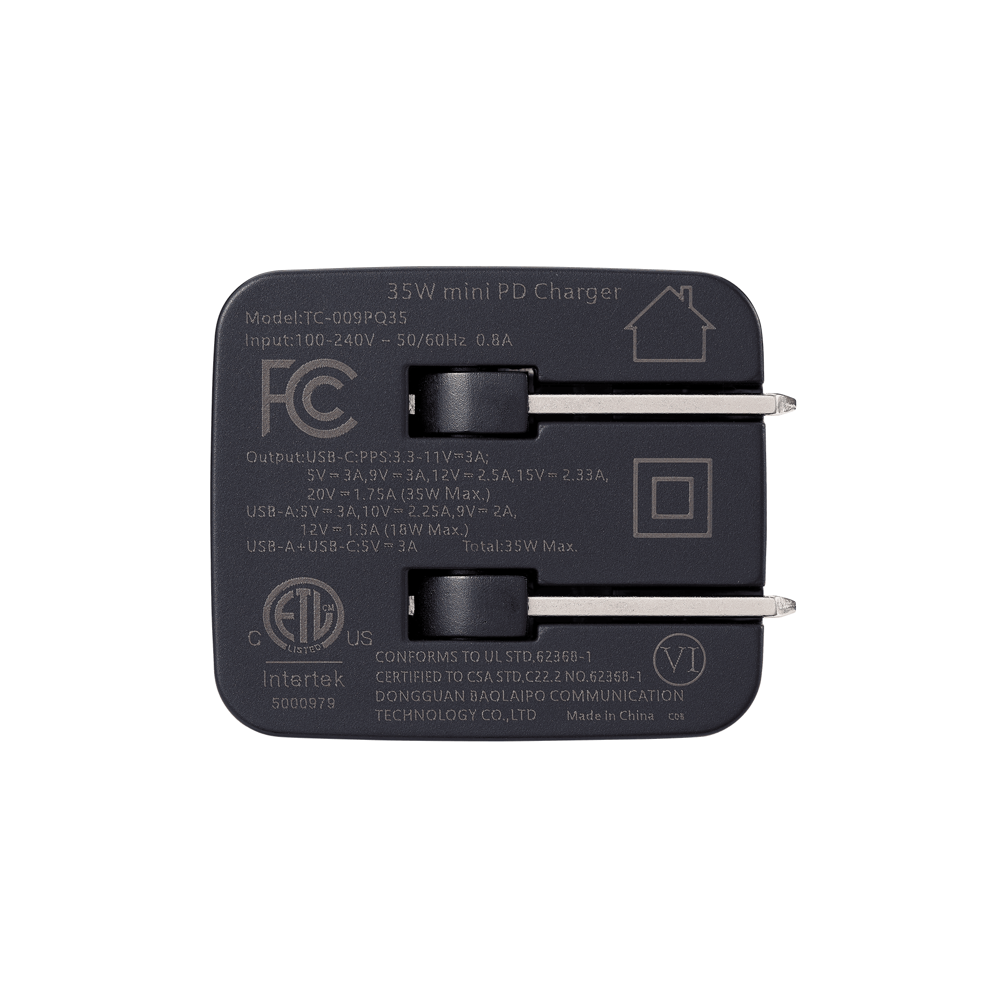 Cargador USB GaN de 35 W-#000000-3
