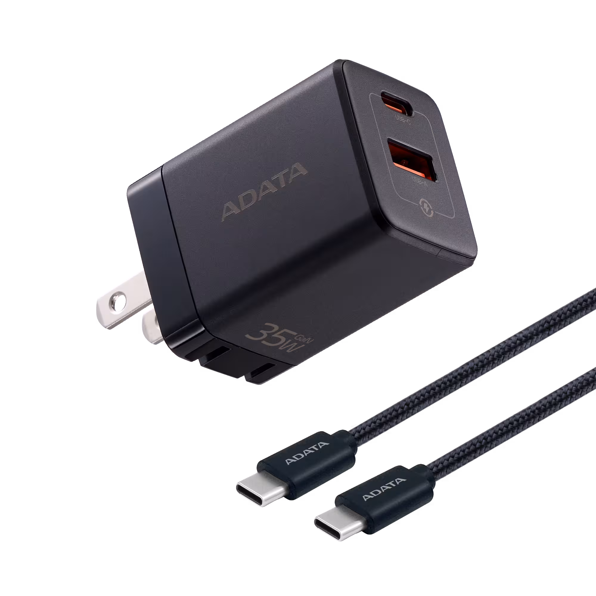 35W GaN USB Charger with USB-C cable 2M｜100W-#000000-5