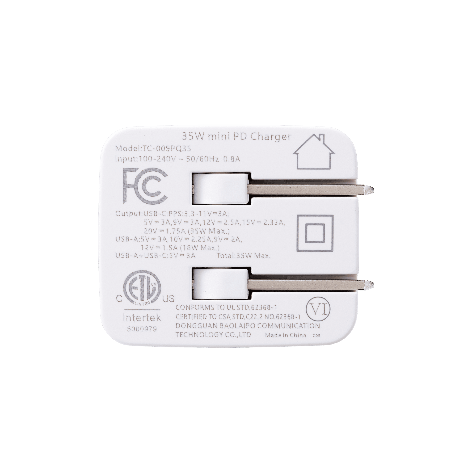 Cargador USB GaN de 35 W-#000000-6