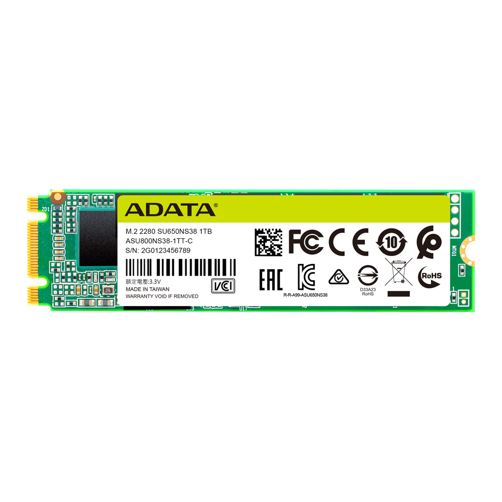 ADATA Ultimate SU650 Interne Solid State Drive 240 GB 3D-NAND SSD-Festplatte Schwarz 