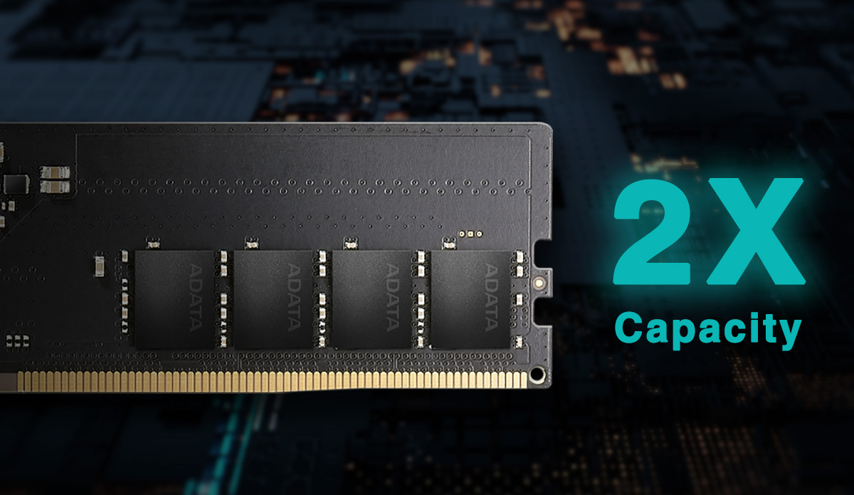 Capacity Doubled memory module ddr5