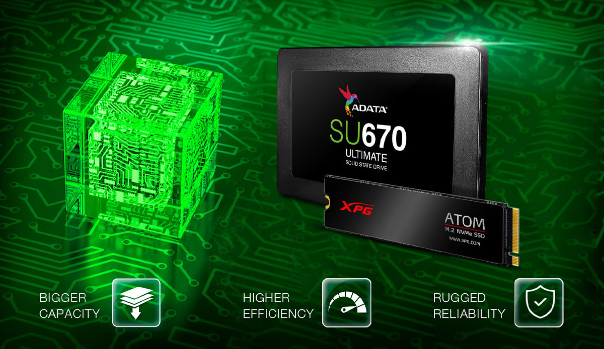 XPG ATOM 30 KIT PCIe Gen3 x4 M.2 2280 SSD / 2.5
