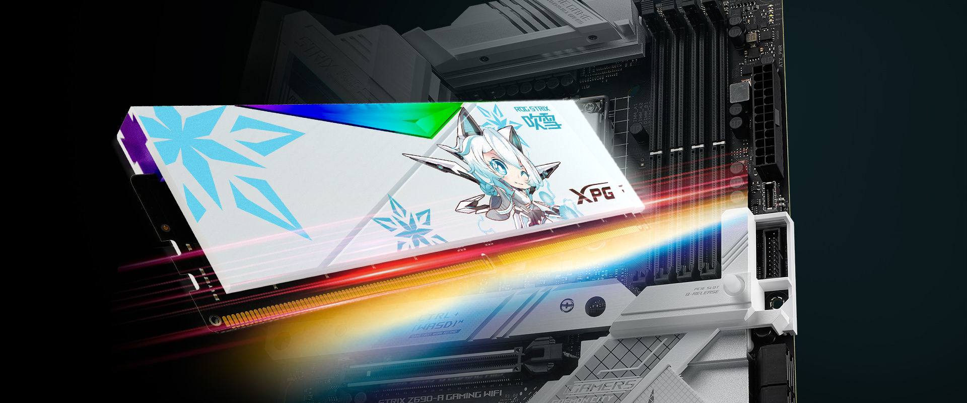 LANCER RGB DDR5 吹雪聯名版電競記憶體| XPG