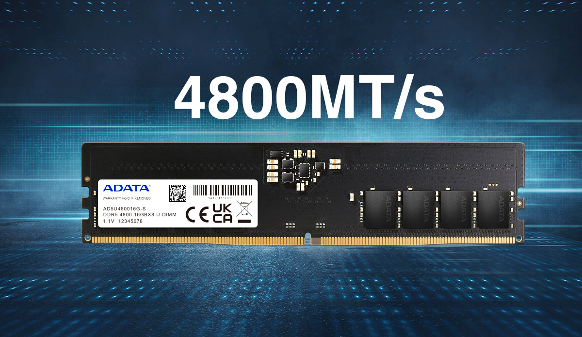 ADATA DDR5 08GOx1 4800MHZ - Click informatique