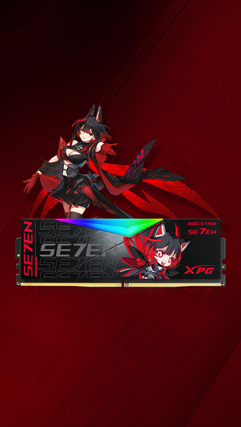 LANCER RGB ROG RO姬聯名版DDR5 電競記憶體| XPG