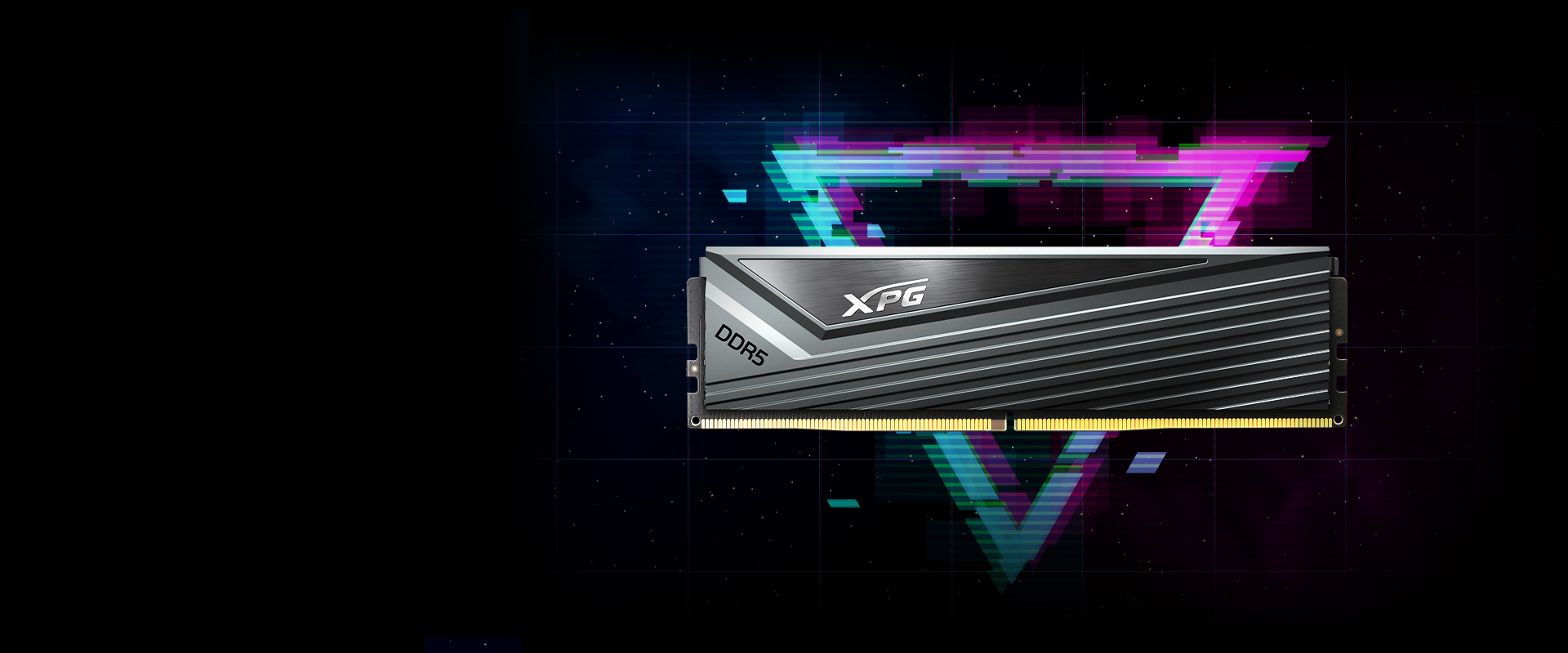 XPG Caster RGB DDR5 6000MHz 32GB (2x16GB) CL40-40-40 PCS-48000 UDIMM  288-Pins Desktop SDRAM Memory RAM Kit (AX5U6000C4016G-DCCARGY)