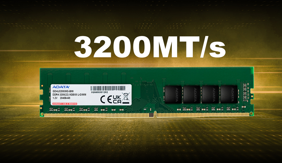 GOLD DDR4 3200 U-DIMM Memory Module | ADATA (Canada)