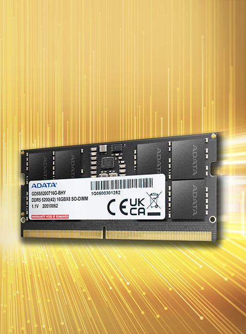 GOLD DDR5 5200 SO-DIMM メモリモジュール | ADATA (Japan)