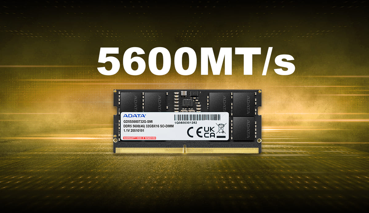 GOLD DDR5 5600 SO-DIMM メモリモジュール | ADATA (Japan)