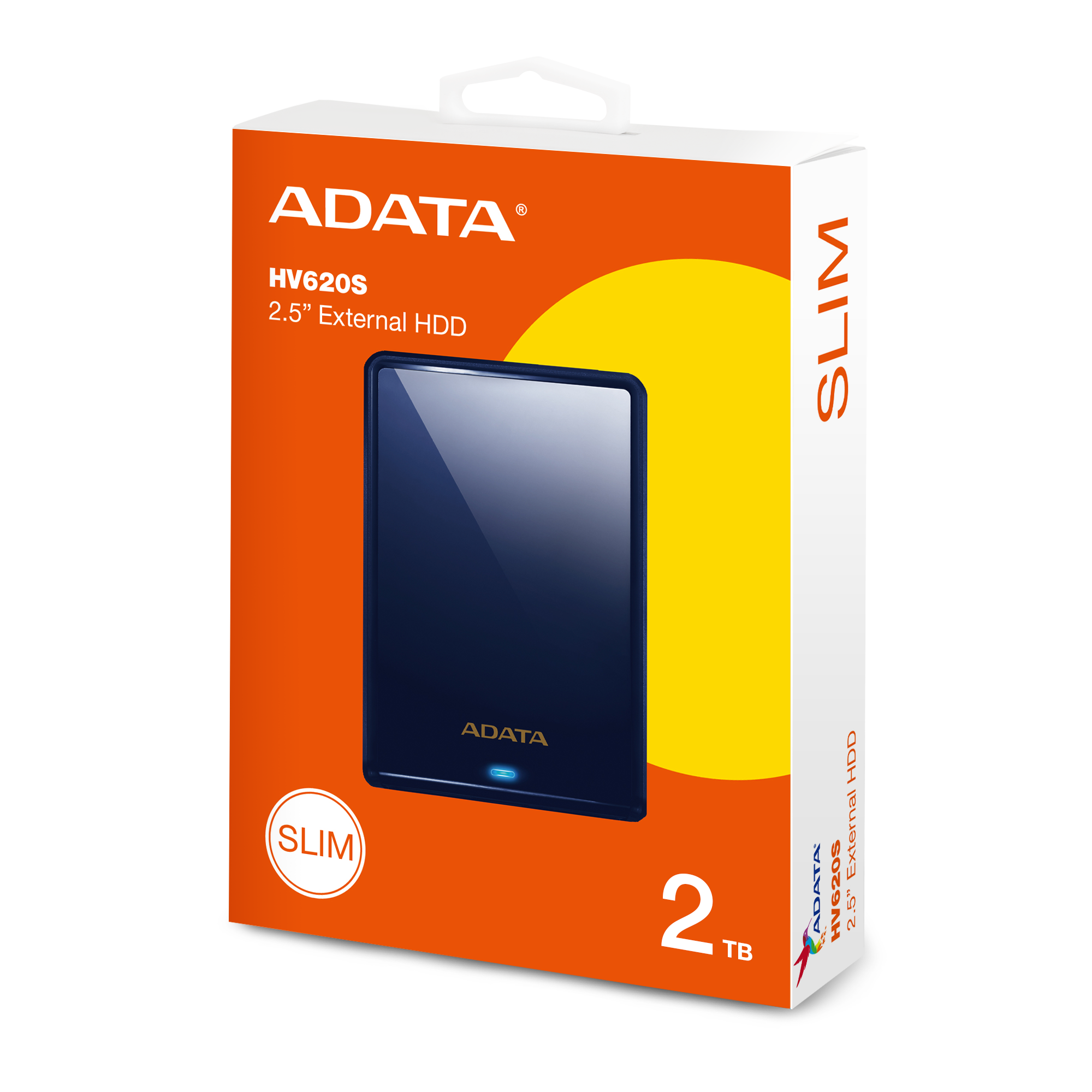 無料長期保証 ADATA Technology HV620S 外付けハードドライブ 2TB