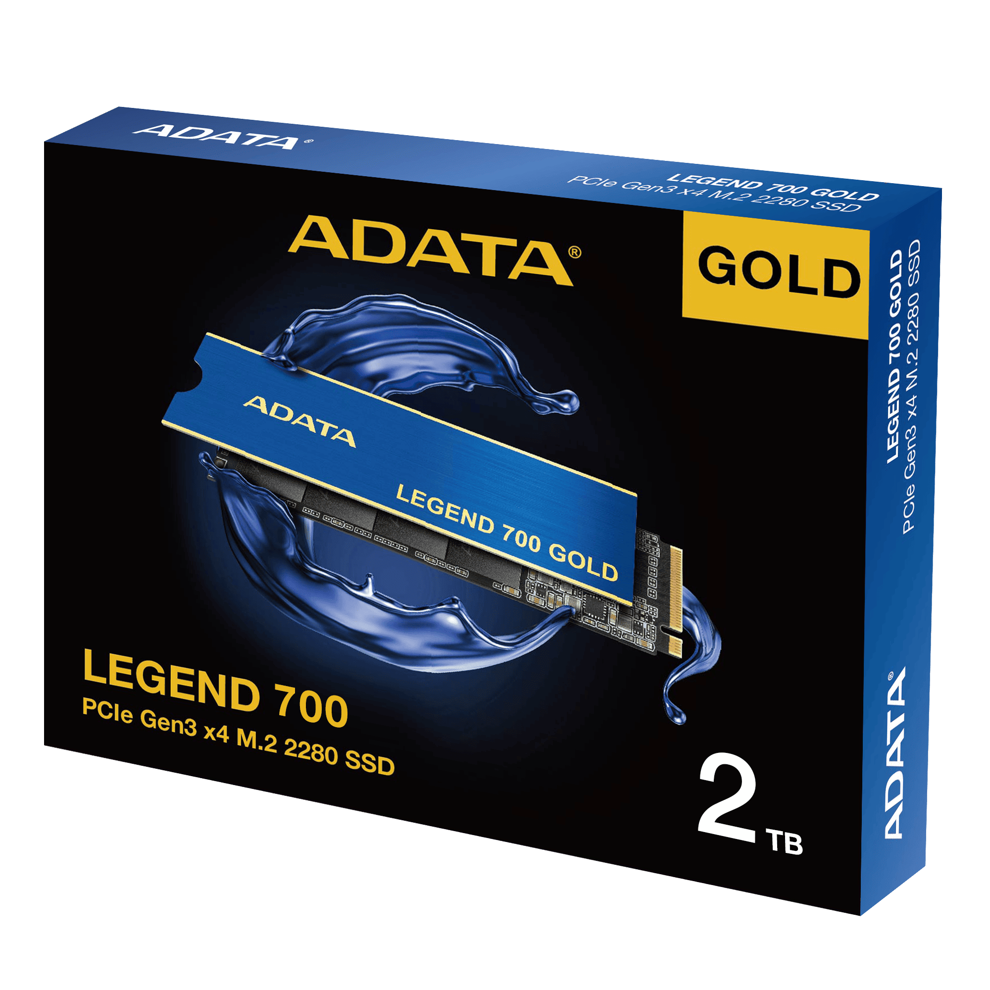 内蔵型SSD ADATA LEGEND 700 2TB M.2 SSD ADATA LEGEND 700 GOLD PCIe Gen3 x4 M.2 2280 Solid State Drive (Canada)