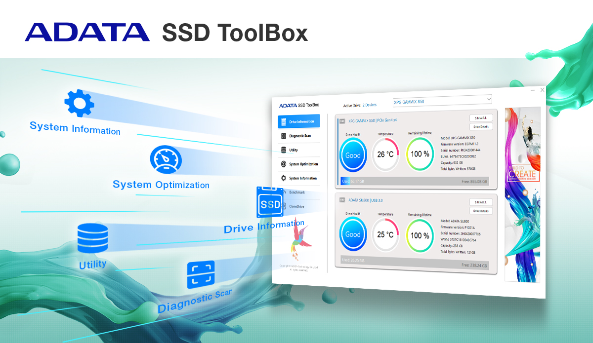 ADATA PREMIUM SSD FOR PS5 2TB PCIe Gen4 x4 M.2 2280 Internal Solid