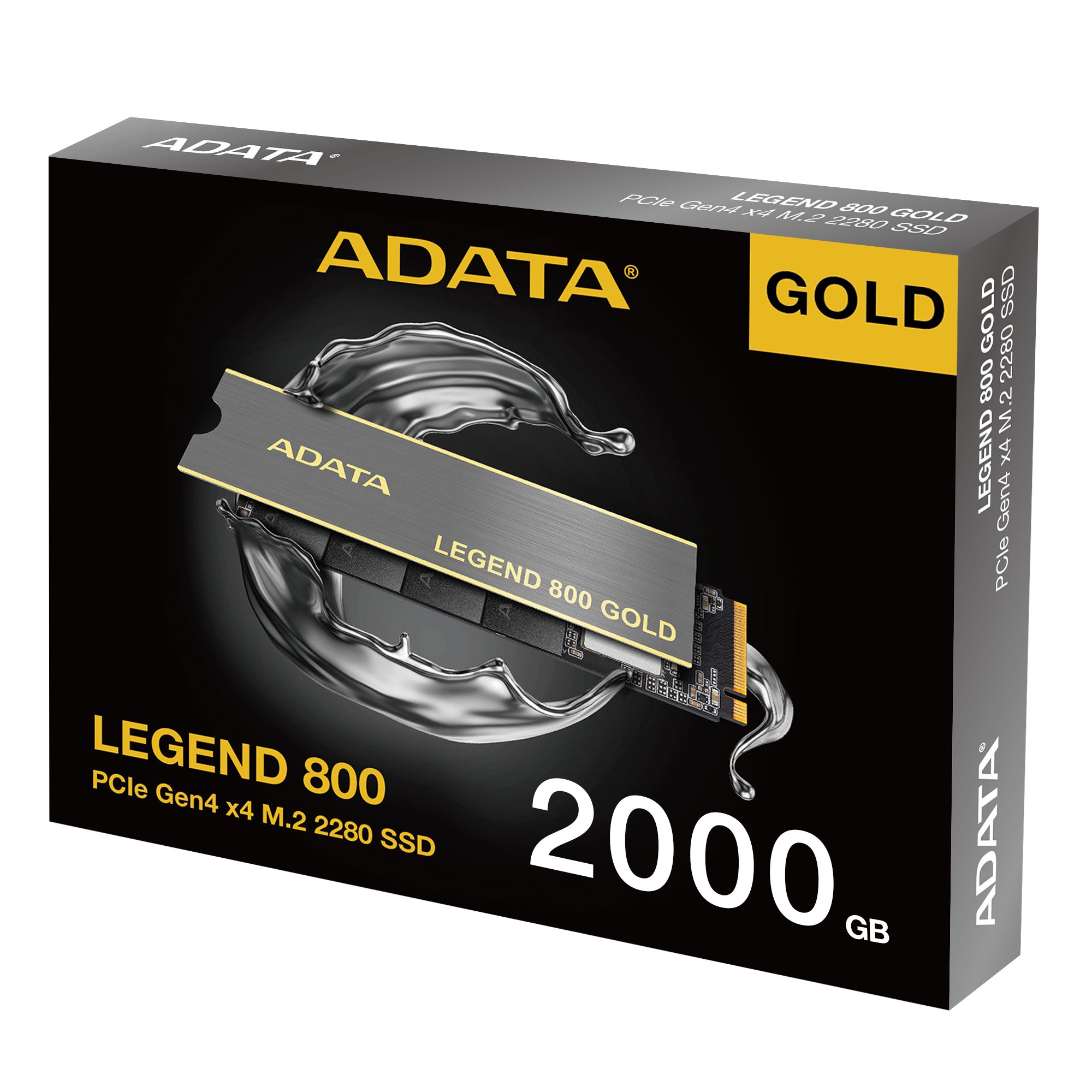 ADATA LEGEND 800 GOLD PCIe Gen4 x4 M.2 2280 Solid State Drive (Global)