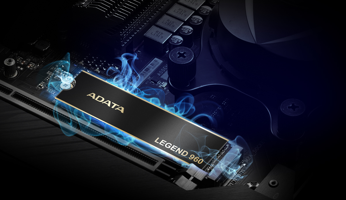 Adata Disque SSD Legend 900 2To - M.2 NVMe Type 2280 PCIe Gen4 / PS5 - 7000  Mo/s à prix pas cher