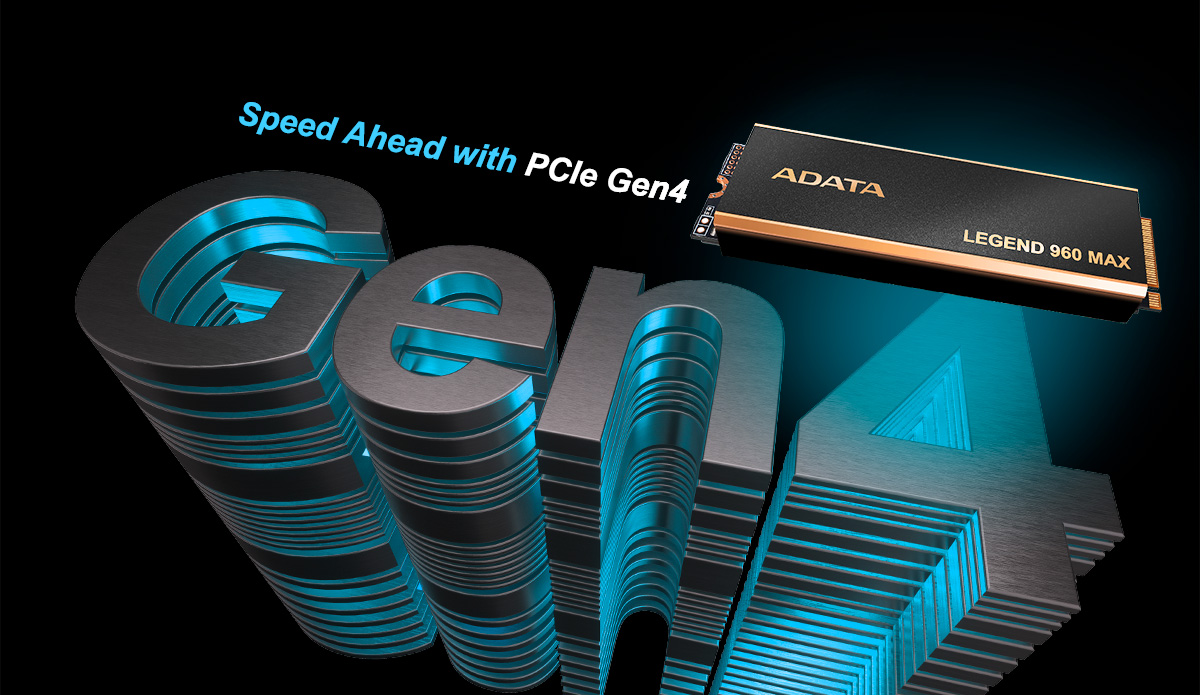 ADATA SSD 2TB PCIe Gen4x4 M.2 2280 LEGEND 960 MAXシリーズ ALEG-960M-2TCSA 