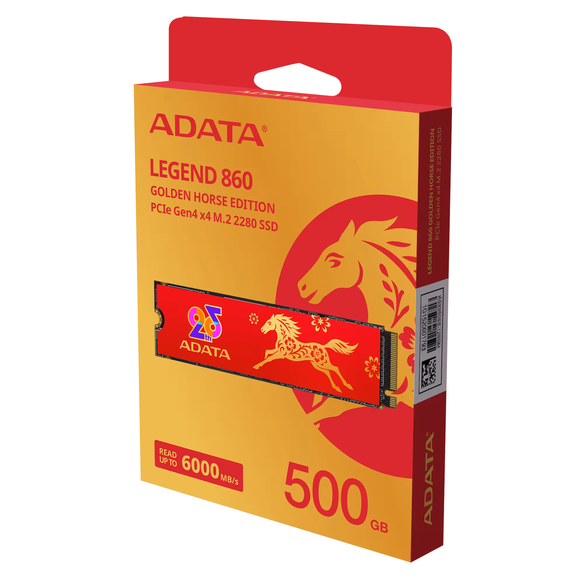 LEGEND 860 GOLDEN HORSE EDITION PCIe Gen4 x4 M.2 2280 Solid-State-Drive-#D50413-7