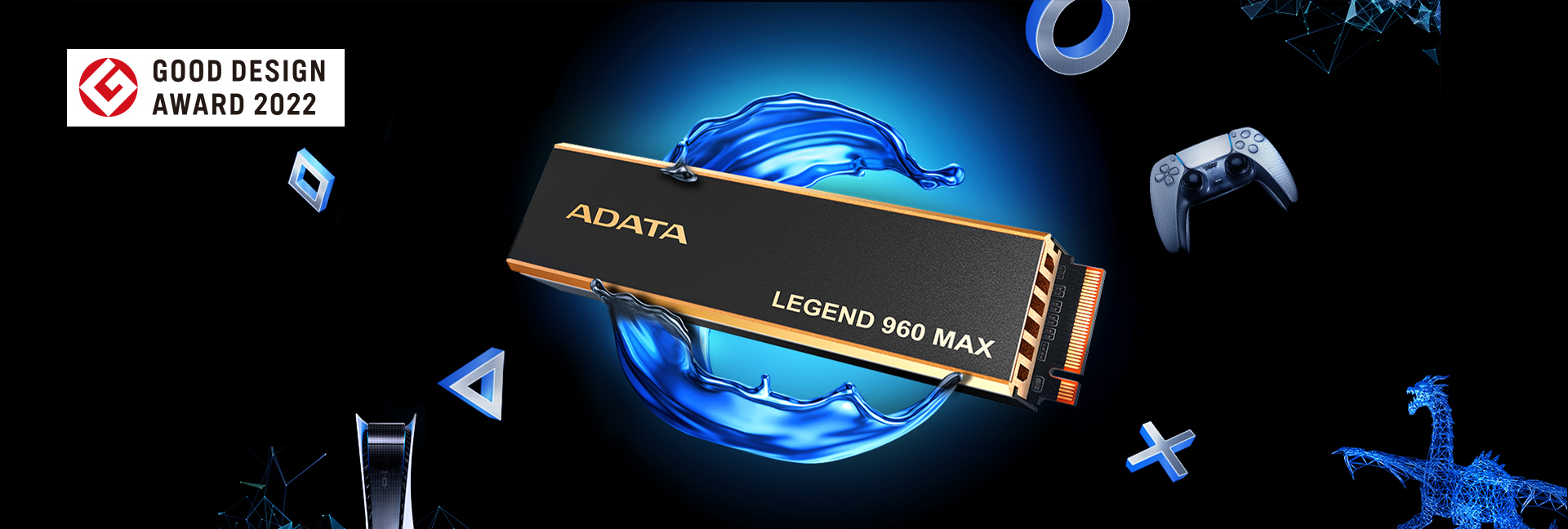 ADATA LEGEND 960 MAX PCIe Gen4 x4 M.2 2280 Solid State Drive (Global)