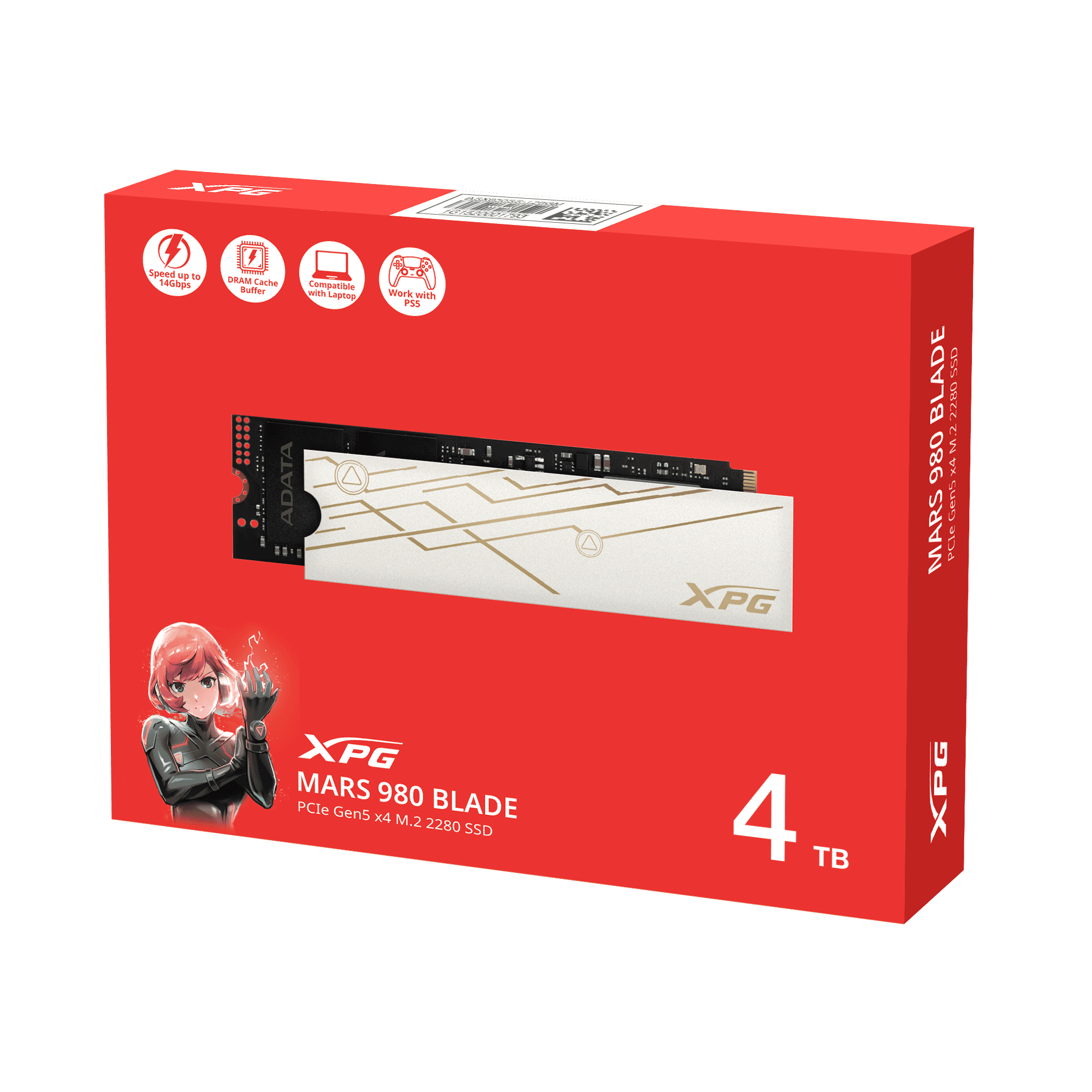 XPG MARS 980 BLADE PCIe Gen5 x4 M.2 2280 SSD