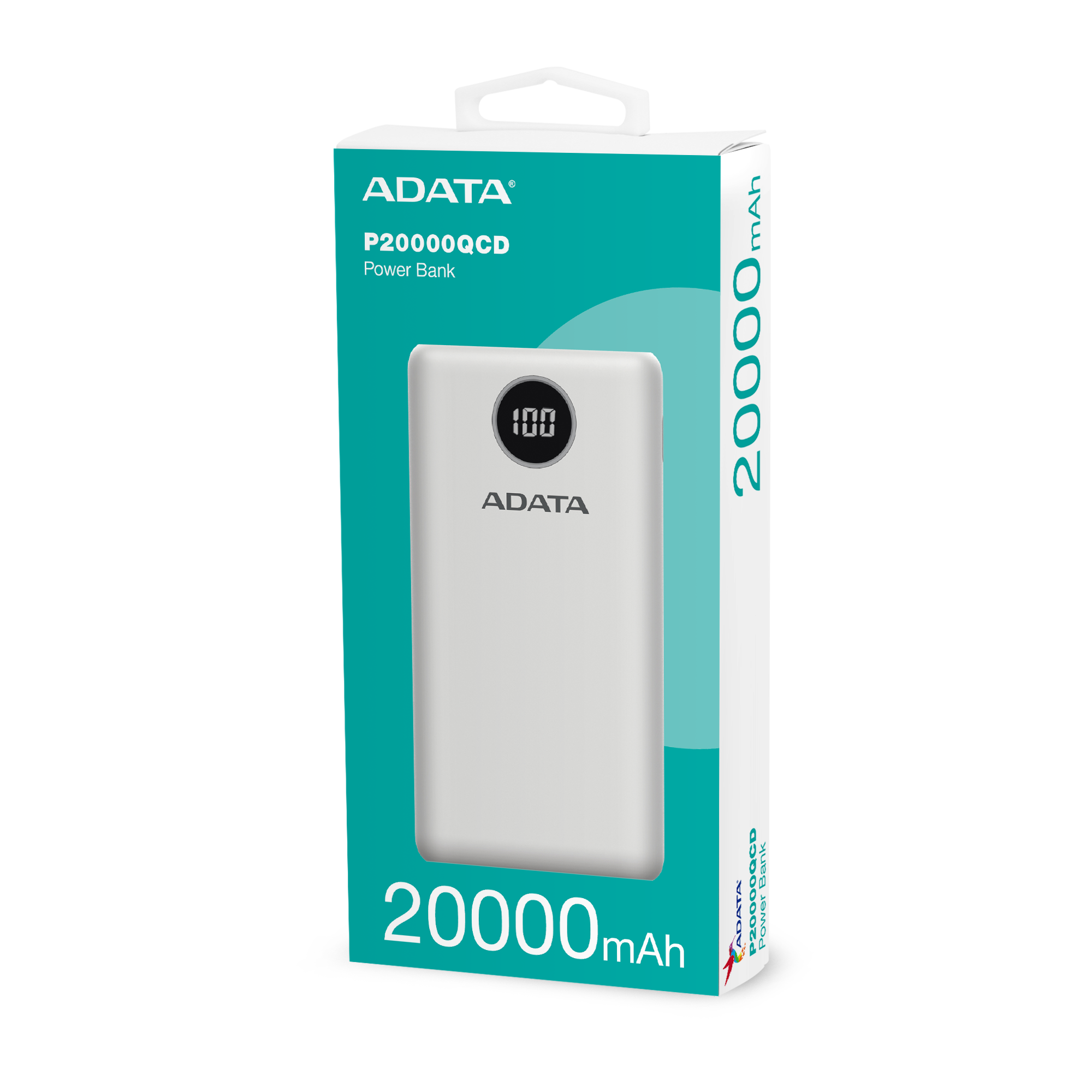 Batería Portátil Tipo C Adata 20000mAh P20000QCD AP20000QCD-DGT