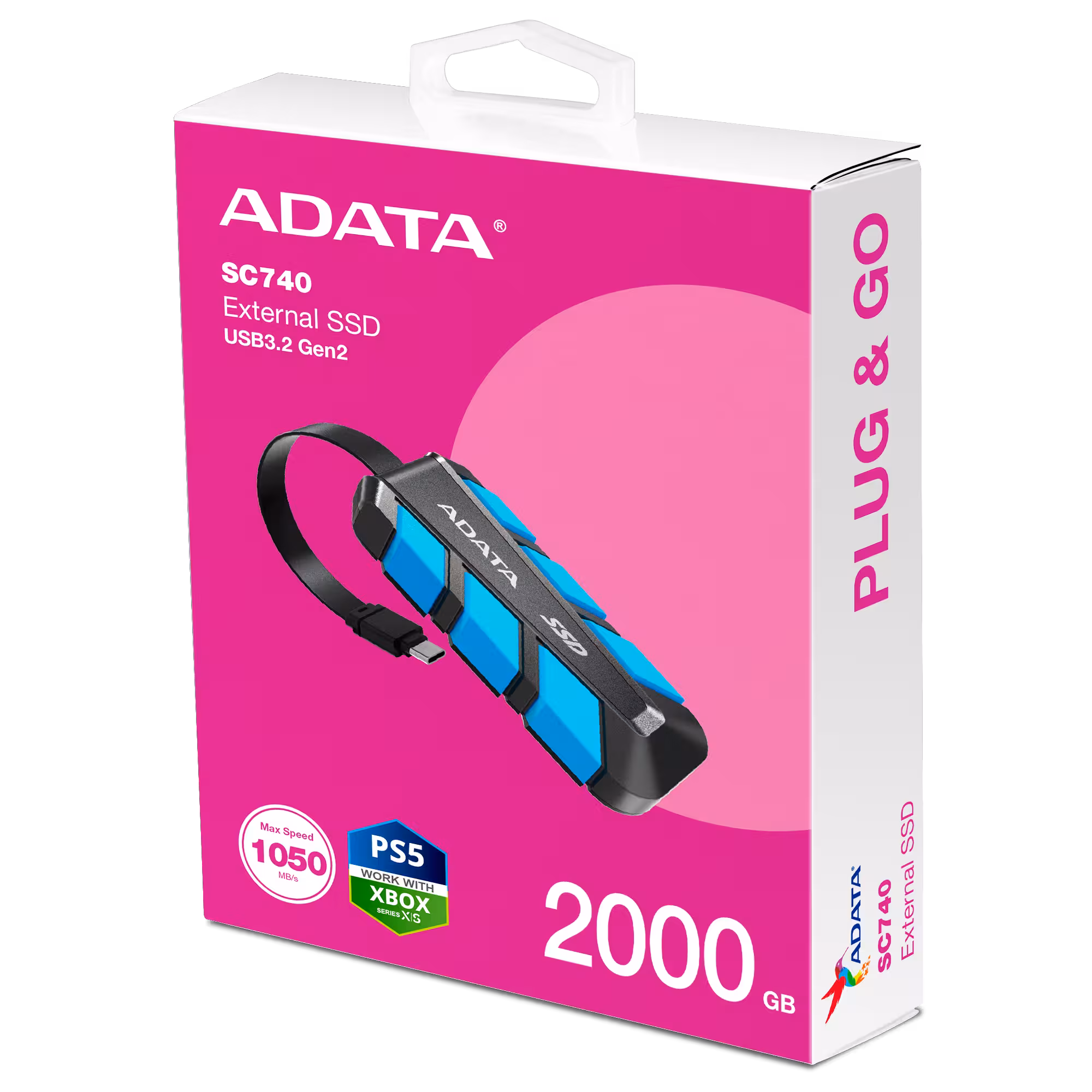 Externes SSD SC740-#000000-8
