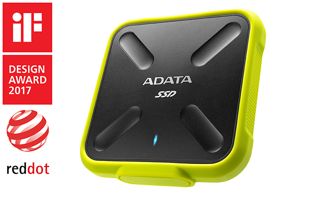 Black ADATA 512GB SD700 Durable External SSD USB3.1 Interface 