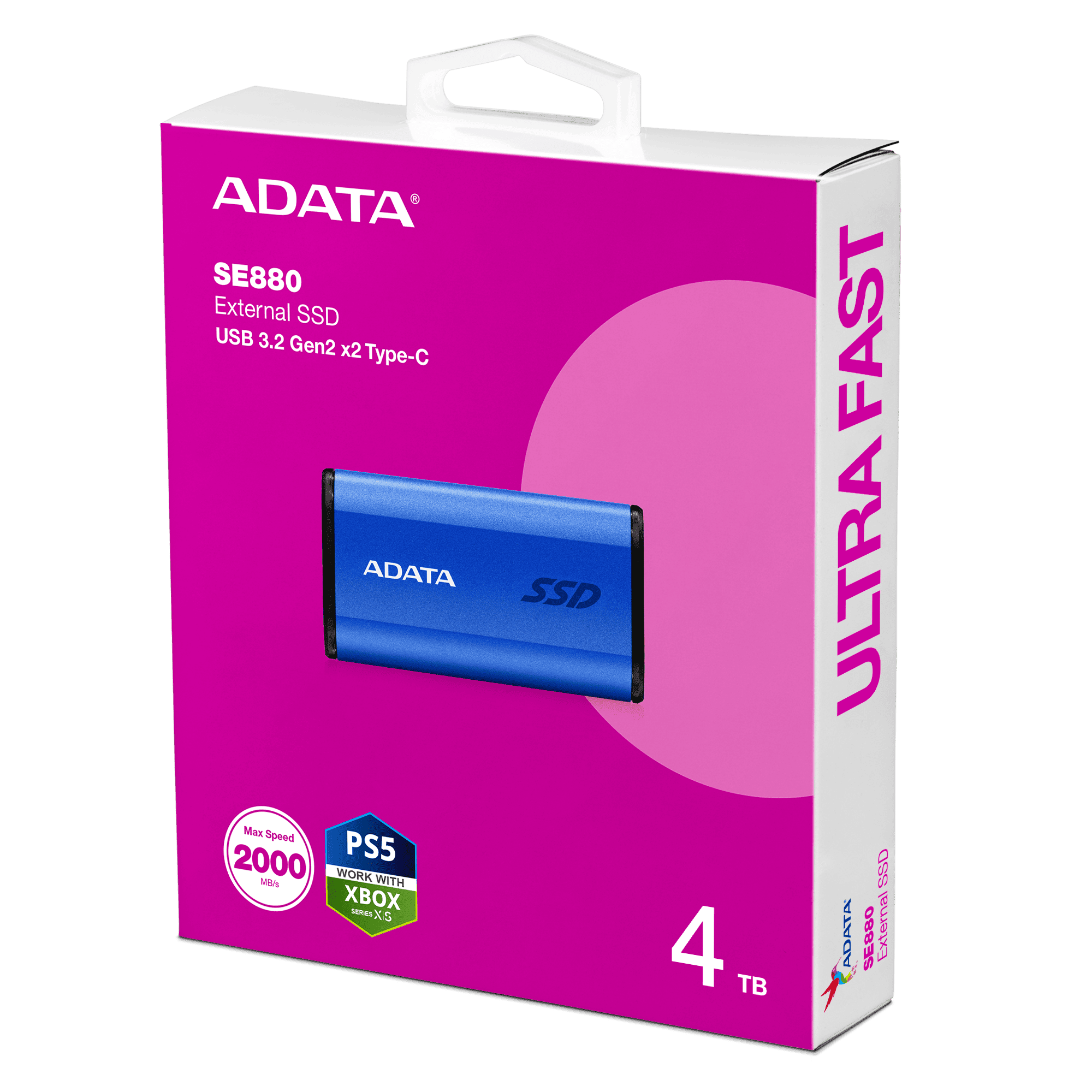 ★値下げ★ADATA SE880 2TB 外付けSSD Amazon.com: ADATA SE880 2TB - Up to 2000 MB/s- SuperSpeed