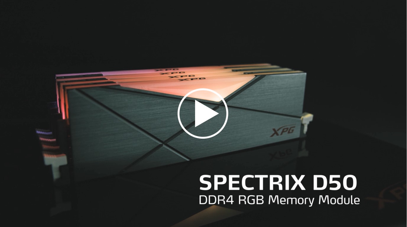 RAM 8GO ADATA SPECTRIX D50 3200MHZ RGB - Max Frame