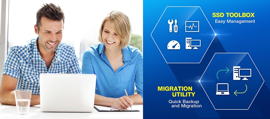 Собственное программное обеспечение — SSD Toolbox и Migration Utility