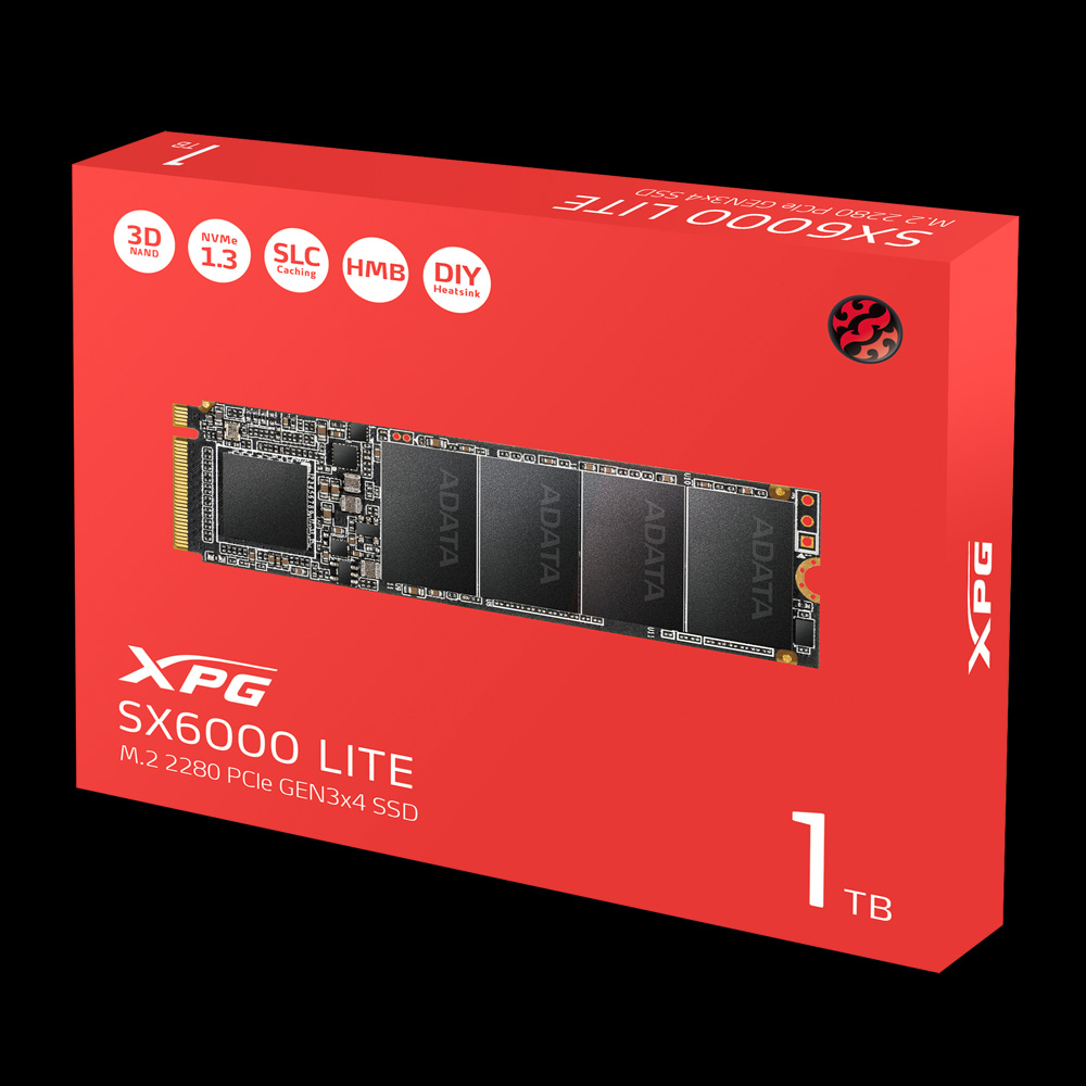 XPG SX6000 Lite PCIe Gen3x4 M.2 2280 SSD