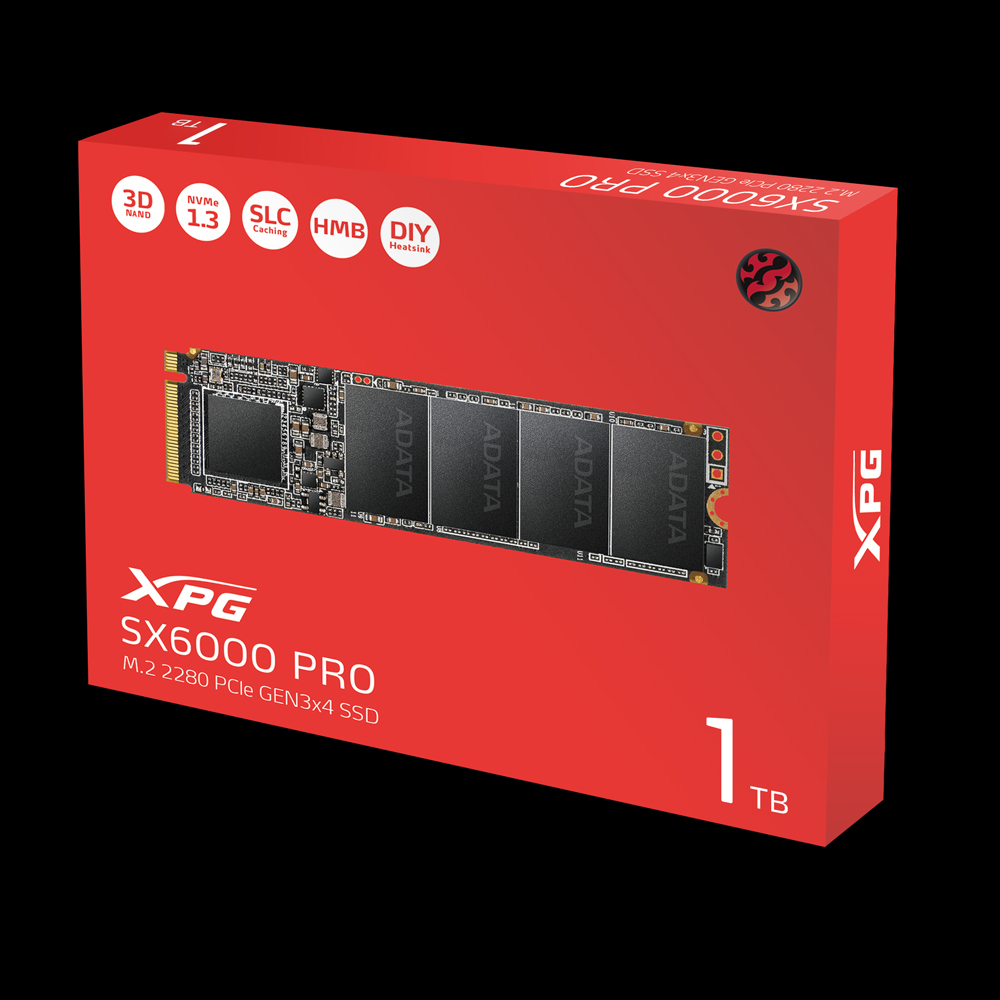 Unità a stato solido DA 2 TB Adata XPG SX6000 Pro PCIe Gen3x4 M.2 2280 