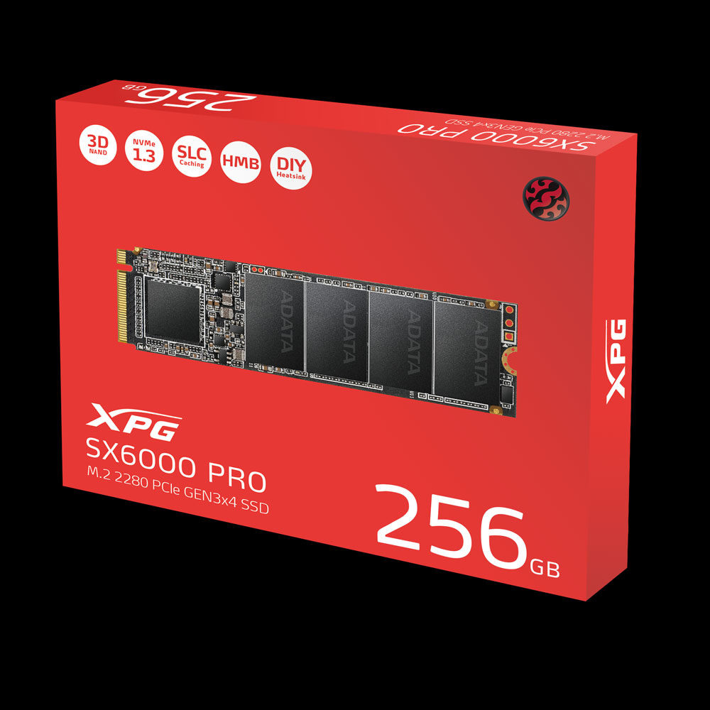 XPG SX6000 Pro PCIe Gen3x4 M.2 2280 Solid State Drive