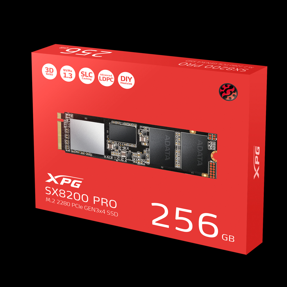 ADATA ADATA Série XPG SX8200 Pro NVMe SSD PCIe 3.0 M.2 Type 2280-2 
