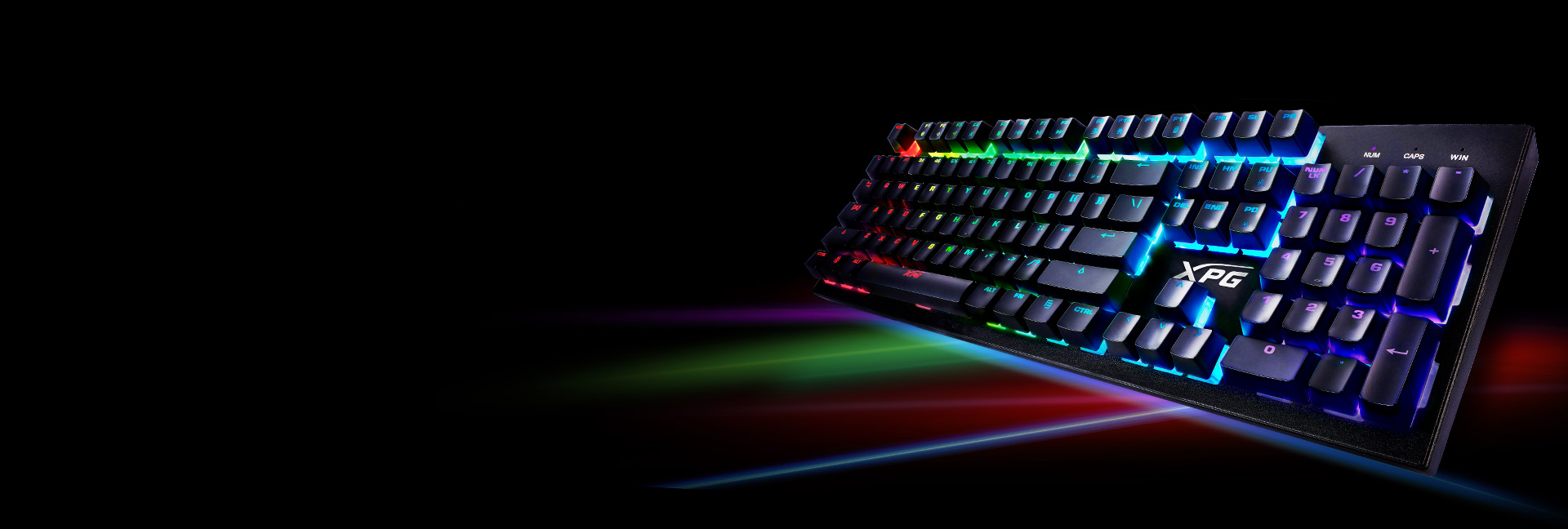 Teclado gamer XPG INFAREX K10