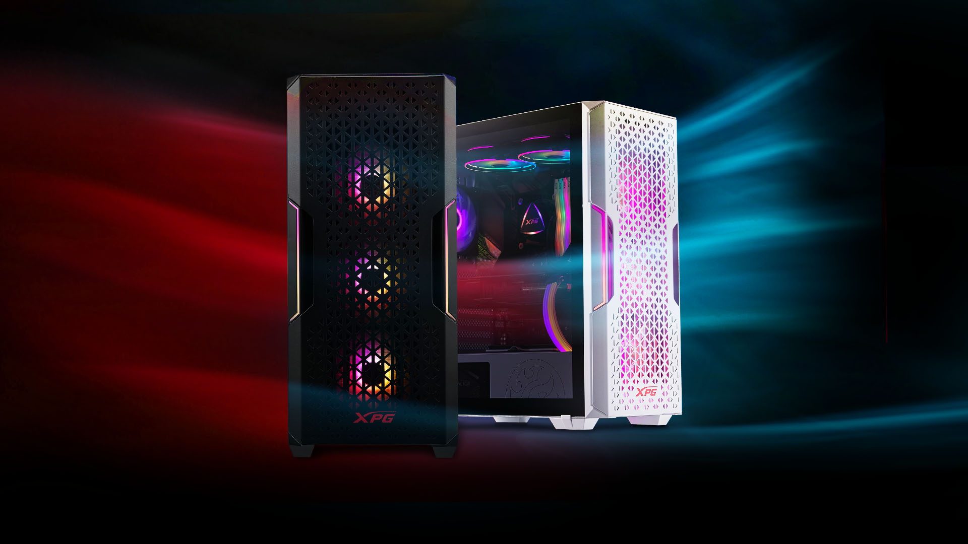 XPG Torre Gaming STARKER AIR WHITE de XPG en Semitorre y miditorre…