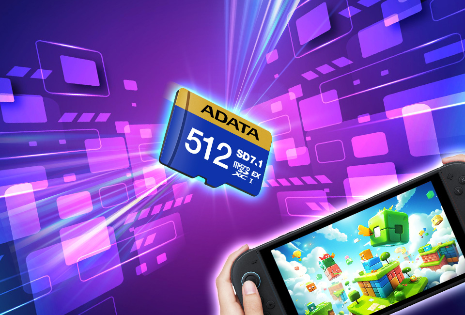 Explorando o futuro com ADATA SD7.1 para seu Switch 2