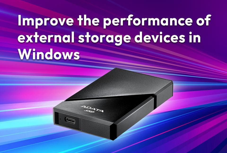 Mejore el rendimiento de los dispositivos de almacenamiento externo en Windows